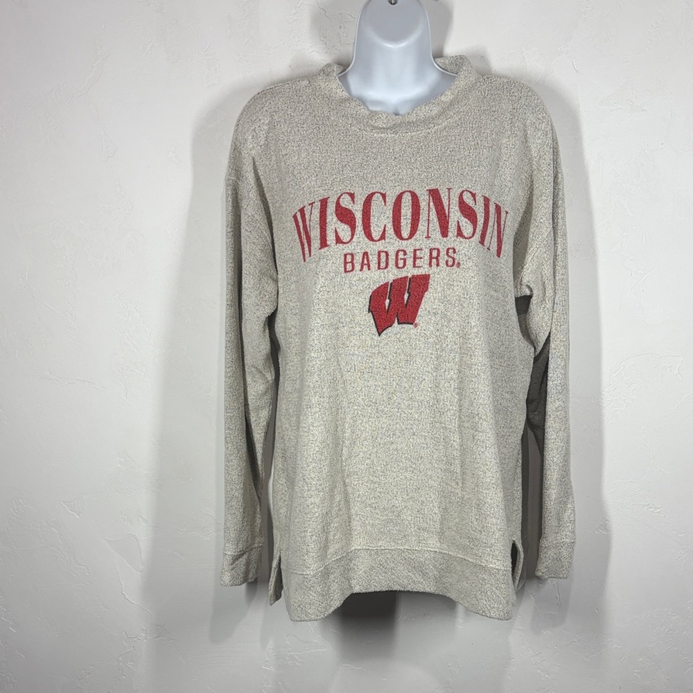 Bottom Drawers Wisconsin Badgers Gray Sweatshirt size large